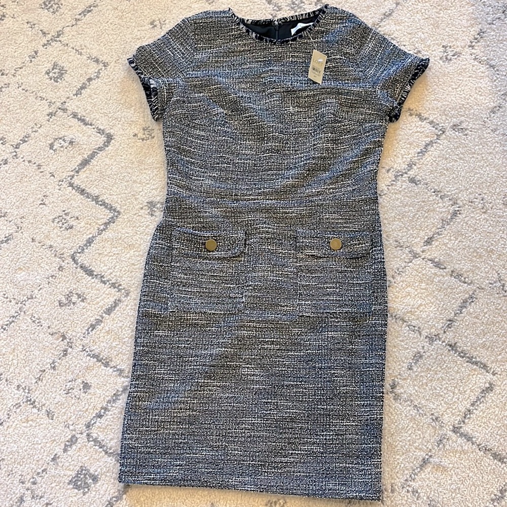 NWT Loft tweed sheath dress